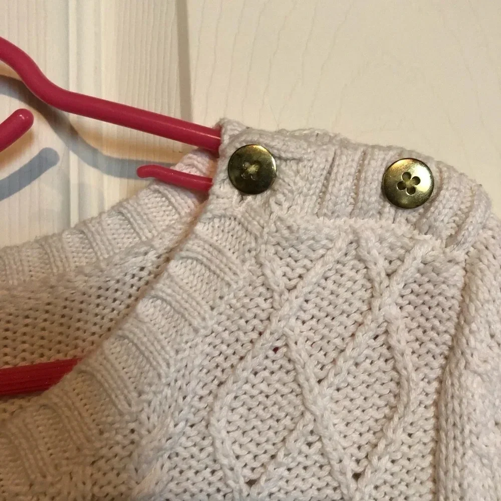 Gap Kids Long Sweater White/Cream Size 8